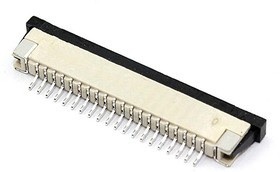 Разъем FPC Half Coverage Bottom Contact 1.0K-BX-20PWB 20 pin высота 2мм шаг 1мм