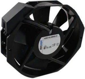 W2E142-BB05-01, W2E142 Series Axial Fan, 150 x 172 x 38mm, 330mA³/h, 24W, 115 V ac W2E142-BB05-01, W2E142 Series Axial Fan, 150 x 172 x 38mm, 330mA³/h, 24W, 115 V ac