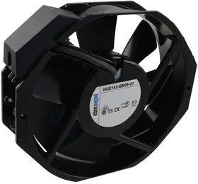 W2E142-BB05-01, W2E142 Series Axial Fan, 150 x 172 x 38mm, 330mA³/h, 24W, 115 V ac