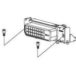 DVI connector, Female, 24 Contacts DVI connector, Female, 24 Contacts