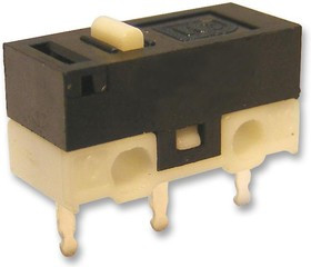 DM1-00P-110-3, Микропереключатель, Мгновенного Действия, Контактный Плунжер, SPDT, Пайка, 1 А, 5 В DC