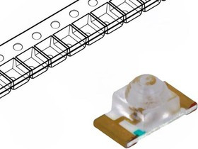 OSY5120641E, LED; SMD; 1206; yellow; 300?500mcd; 3.2x1.6x1.8mm; 35°; 1.8?2.4V