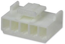 VHR-5N, Conn Housing PL 5 POS 3.96mm Crimp ST Cable Mount White Bag