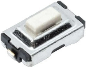 PTS636SM25JSMTRLFS, Switch Tactile N.O. SPST Rectangular Button J-Bend 0.05A 12VDC 1.77N SMD T/R
