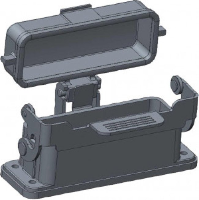 T1519162000-000, HDC Heavy Duty Power Connector Housing T1519162000-000, HDC Heavy Duty Power Connector Housing