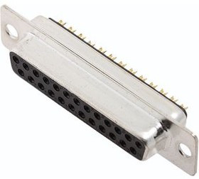 2101-0200-13, DB-25 D-Sub Connector, Socket, Solder Cup
