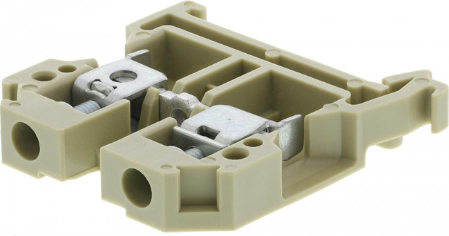 0380560000, SAK Series Beige Feed Through Terminal Block, 6mm², Single-Level, Screw Termination