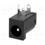 PC-GK2.1, Гнездо, питания DC, "папа", 5,5/2,1мм, 5,5мм, 2,1мм, THT