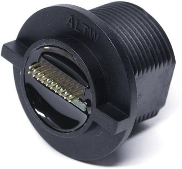 HJ-19PMFP-SC7001, Разъем HDMI, IP67, 19 контакт(-ов), Штекер, Монтаж в Панель