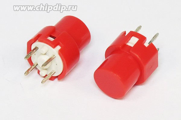 Тактовая кнопка, 12x14, алгоритм работы NO, контакты 4P, KS01BVR