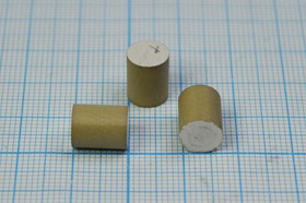 Ультразвуковой пьезоэлемент цилиндр 8x10мм, частота 135кГц, ЦТС-19; пэу 8 x10 \цилиндр\135кГц\ \ЦТС-