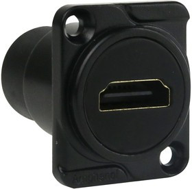 AC-HDMI-RRB, Аудио адаптер, Panel Mount, Flange, HDMI Receptacle - Type D, HDMI Receptacle - Type D, AC