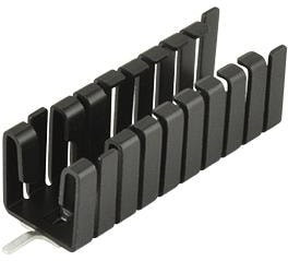 HSS-B20-061H, Heat Sinks 38.1 x 12.8 x 12.7mm TO-220 solder pin