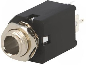 ACJM-MV-2S, Phone Connectors 1/4"VERT CHASIS CONN MNT Needle CONT