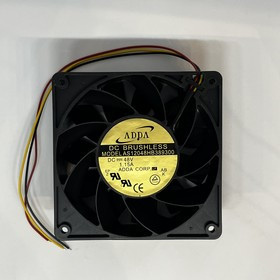 AS12048HB389300, DC Fans DC Axial Fan, 120x120x38mm, 48VDC, High Speed, Ball Bearing