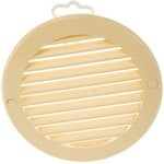 Ivory Решетка наружная вентиляционная круглая D150 12РКН 88-303 Ivory Решетка наружная вентиляционная круглая D150 12РКН 88-303