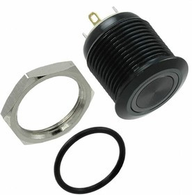 PV6F24011G-301, Pushbutton Switches Illuminated, Sealed, Long Life Anti-vandal Switch 2A 48VDC OFF(ON) SPST RING ILLUMINATION WHITE LED 20mA