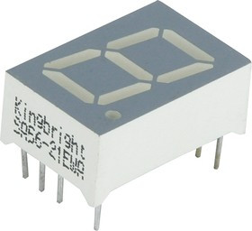 SA56-21EWA, Индикатор красный, 14.2мм 7х1, 6.4мКд общий анод