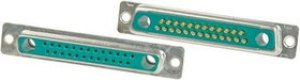 DC27W2SA00LF, DW 27 Way Panel Mount D-sub Connector Socket DC27W2SA00LF, DW 27 Way Panel Mount D-sub Connector Socket