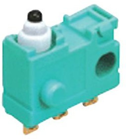 ASQ10620, Микропереключатель, Мгновенного Действия, Контактный Плунжер, SPST-NC, Проводные Выводы, 100 мА