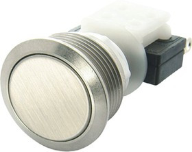 H48M-110N4044, H48M Series Push Button Switch, Momentary, Panel Mount, 19.56mm Cutout, SPDT, 250V ac, IP67