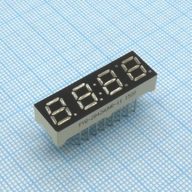 FYQ-2842AUHR-11, 7mm OK Красный 30-60mcd 640nm