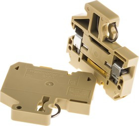 0412160000, SAKR Series Brown Test Disconnect Terminal Block, 4mm², Single-Level, Screw Termination