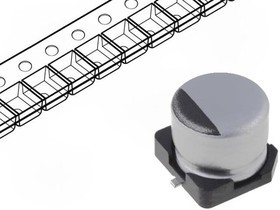 UUX2A470MNL1GS, Aluminum Electrolytic Capacitors - SMD 100volts 47uF 105c UUX2A470MNL1GS, Aluminum Electrolytic Capacitors - SMD 100volts 47uF 105c