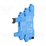 93.51.7.024, Розетка с безвинтовыми клеммами (пружинный зажим) для реле 34 серии; питание 24В DC; в