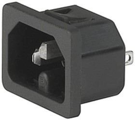 6110.4125, AC Power Entry Modules 6110 APPLIANCE INLET 10A 120C