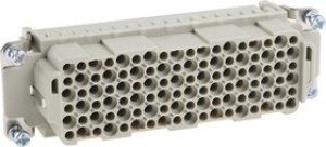 0916108310101, Heavy Duty Power Connector Insert, 10A, Female, Han DD Series, 108 Contacts 0916108310101, Heavy Duty Power Connector Insert, 10A, Female, Han DD Series, 108 Contacts