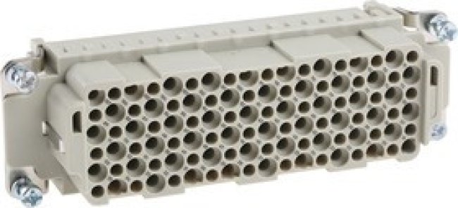 0916108310101, Heavy Duty Power Connector Insert, 10A, Female, Han DD Series, 108 Contacts 0916108310101, Heavy Duty Power Connector Insert, 10A, Female, Han DD Series, 108 Contacts