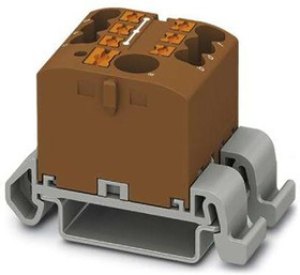 3273208, DIN Rail Terminal Blocks PTFIX 6/6X2,5NS35ABN 2.5mm2 w/6mm2 feedi