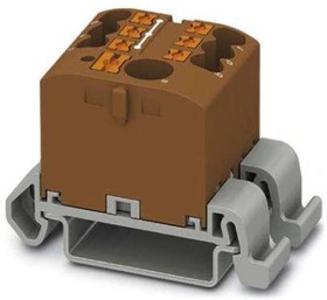 3273208, DIN Rail Terminal Blocks PTFIX 6/6X2,5NS35ABN 2.5mm2 w/6mm2 feedi