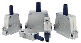 172704-0104, D-Sub metal hood Poles 50