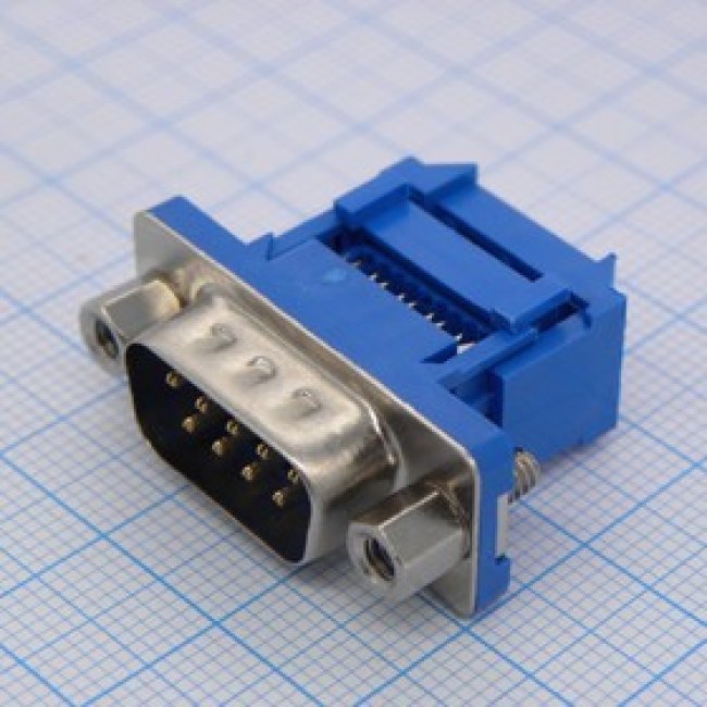 DS1036-09MPU2P1-YT, (DI-09M), вилка на шлейф DS1036-09MPU2P1-YT, (DI-09M), вилка на шлейф