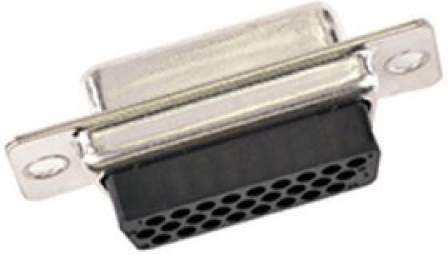 FL15-26S7 / 1731130100, 173113 26 Way Panel Mount D-sub Connector Socket, 1.98mm Pitch