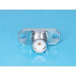 SMA-7815, Разъем SMA, гнездо, фланец 2 отверстия, пайка SMA-7815, Разъем SMA, гнездо, фланец 2 отверстия, пайка