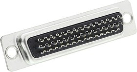 L77HDB44S, Amphenol HD 44 Way Panel Mount D-sub Connector Socket L77HDB44S, Amphenol HD 44 Way Panel Mount D-sub Connector Socket