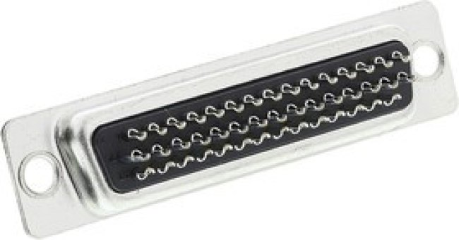 L77HDB44S, Amphenol HD 44 Way Panel Mount D-sub Connector Socket