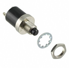 MSP103B04, Pushbutton Switches SPST-NC BLK ACT PNL