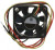 OD4010-24HB02A, DC Fans DC Fan, 40x40x10mm, 24VDC, 7CFM, Ball, 2xWire 26AWG, Alarm Output Open Collector