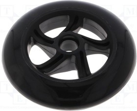 POLOLU-3281, Колесо, черный, Кол-во шт: 1, на корпус, d: 144мм, Покрытие: резина