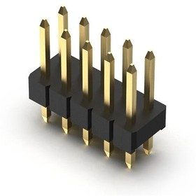 BG040-04-A-0450-0300-N-G, Board to Board &amp; Mezzanine Connectors 4W 2.54mm Pin Hdr DIL TH Vrt GF