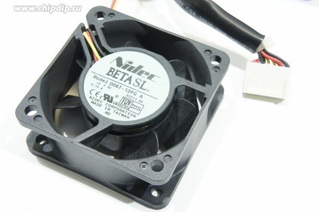 Вентилятор Nidec BetaSL D06T-12PG A 12В 0.14А 3pin