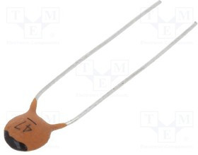 CC-47/100, Конденсатор: керамический, 47пФ, 100В, C0G, ±10%, THT, 5мм