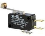 V7-1C17E9-207, Switch Snap Action N.O./N.C. SPDT Roller Lever 15.1A 277VAC 0.84N Screw Mount Quick Connect V7-1C17E9-207, Switch Snap Action N.O./N.C. SPDT Roller Lever 15.1A 277VAC 0.84N Screw Mount Quick Connect