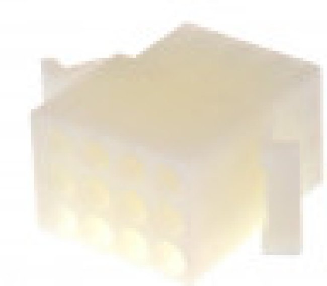 03-09-1121, STANDARD .093" Female Connector Housing, 5.03mm Pitch, 12 Way, 3 Row 03-09-1121, STANDARD .093" Female Connector Housing, 5.03mm Pitch, 12 Way, 3 Row
