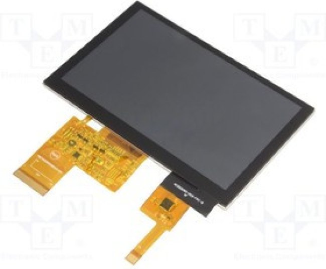 DEM800480Q1TMH-PWC, Дисплей TFT, 5", 800x480, Подсвет LED, Размер окна 108x64,8мм