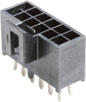 1053101312, Conn Wire to Board HDR 12Power POS 2.5mm Solder ST Top Entry Thru-Hole Nano-Fit Tray 1053101312, Conn Wire to Board HDR 12Power POS 2.5mm Solder ST Top Entry Thru-Hole Nano-Fit Tray